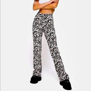 Motel Rocks Zoven Trouser in 90s zebra